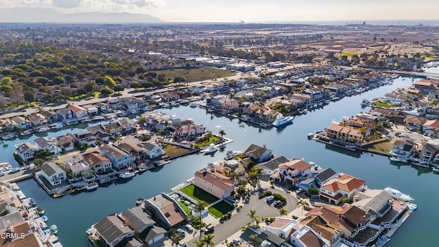 2110 Ravoli Dr, Oxnard, CA 93035 - aerial view of property and surrounding area with nearby suburban area and a nearby body of water