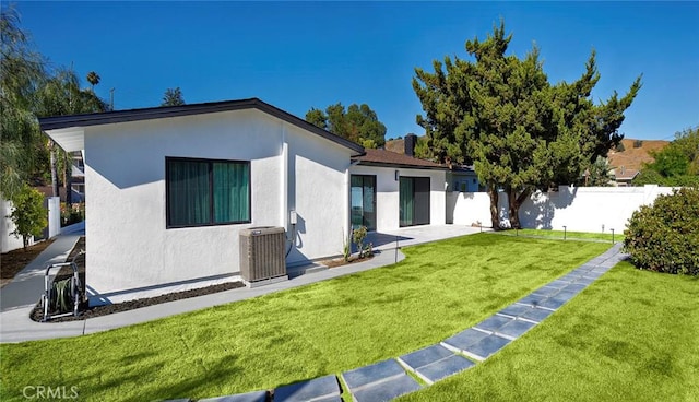 26144 Kenrose Cir, Calabasas, CA 91302 - back of house featuring stucco siding and a chimney