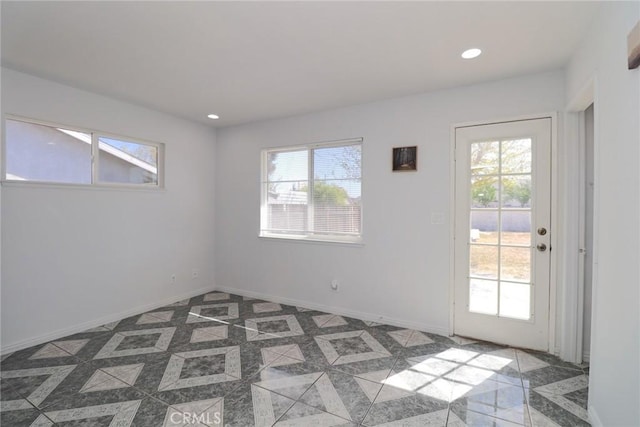 37334 55th St E, Palmdale, CA 93552 - spare room with recessed lighting and baseboards