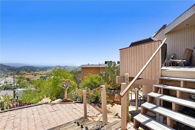 8742 Azul Dr, West Hills, CA 91304 - view of patio / terrace featuring a mountain view