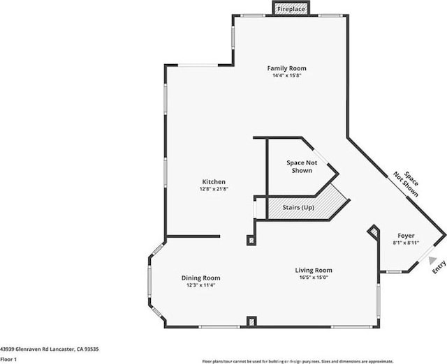 43939 Glenraven Rd, Lancaster, CA 93535 - view of property floor plan
