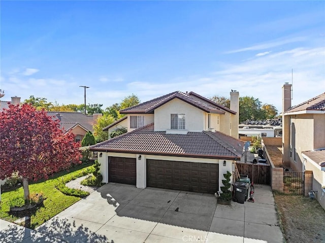 43939 Glenraven Rd, Lancaster, CA 93535 - traditional-style home featuring concrete driveway, stucco siding, and a tiled roof