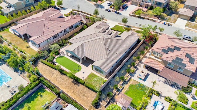 538 Francesca Ln, Glendora, CA 91741 - aerial perspective of suburban area with a pool