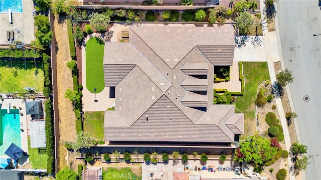 538 Francesca Ln, Glendora, CA 91741 - bird's eye view of a pool area