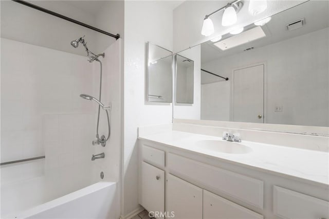 41384 Collegian Way, Hemet, CA 92544 - bathroom featuring vanity and  shower combination