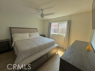 1308 Dixon Ct, Chula Vista, CA 91911 - bedroom featuring wood finished floors and ceiling fan