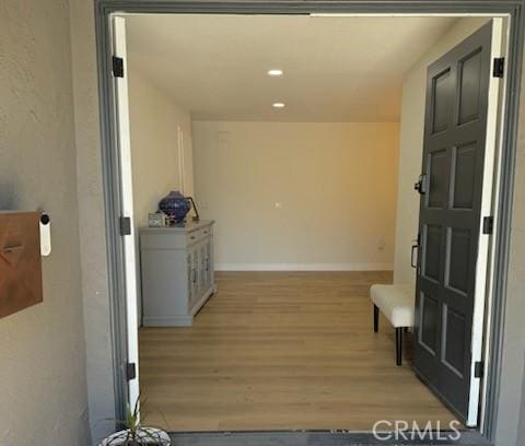 1308 Dixon Ct, Chula Vista, CA 91911 - corridor featuring light wood-type flooring and recessed lighting