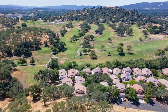 8674 Paseo De Vaca, Atascadero, CA 93422 - aerial view of property and surrounding area featuring mountains, nearby suburban area, and a golf course