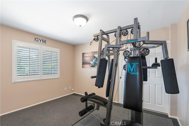 8674 Paseo De Vaca, Atascadero, CA 93422 - workout area featuring baseboards
