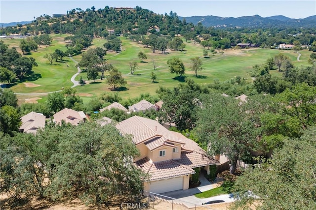 8674 Paseo De Vaca, Atascadero, CA 93422 - bird's eye view of a golf course and a mountain backdrop