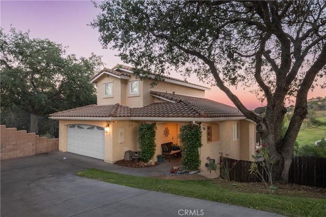 8674 Paseo De Vaca, Atascadero, CA 93422 - mediterranean / spanish home with driveway, stucco siding, and a tiled roof