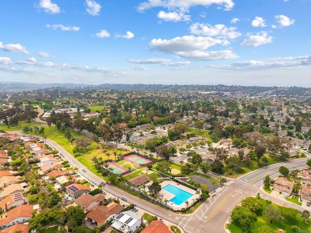 2005 Countrywood Ct, Encinitas, CA 92024 - aerial view of property's location featuring a pool area and nearby suburban area
