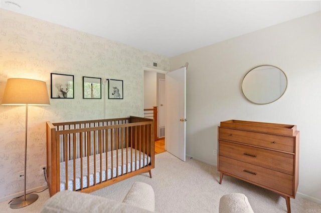 2005 Countrywood Ct, Encinitas, CA 92024 - bedroom with wallpapered walls and carpet