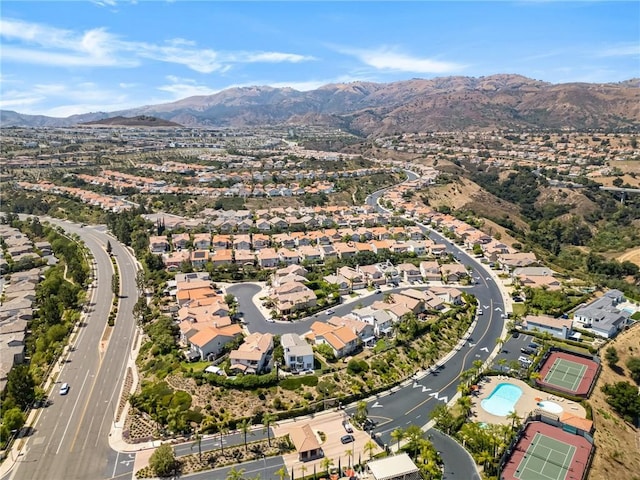 19900 Mariposa Creek Way, Porter Ranch, CA 91326 - view of property location featuring a mountainous background and nearby suburban area