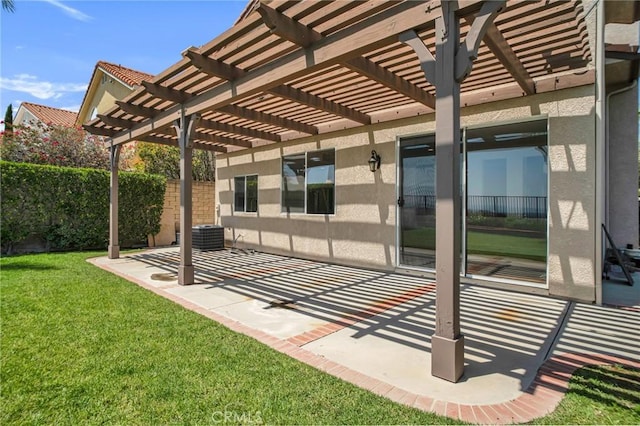 19900 Mariposa Creek Way, Porter Ranch, CA 91326 - view of patio / terrace featuring a pergola
