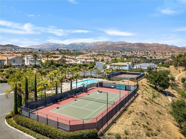19900 Mariposa Creek Way, Porter Ranch, CA 91326 - aerial perspective of suburban area featuring mountains