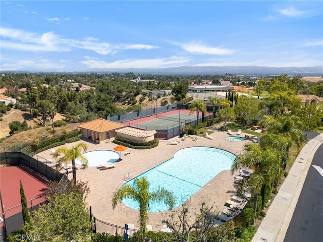 19900 Mariposa Creek Way, Porter Ranch, CA 91326 - community pool featuring a patio area and a community hot tub
