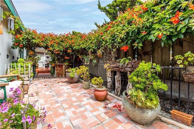 1595 15th St, Los Osos, CA 93402 - fenced backyard featuring a patio area