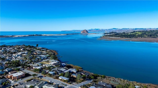 1595 15th St, Los Osos, CA 93402 - aerial view of property and surrounding area featuring a large body of water and nearby suburban area