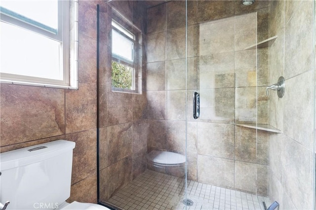 1595 15th St, Los Osos, CA 93402 - bathroom featuring toilet and a shower stall