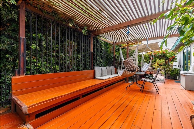 1595 15th St, Los Osos, CA 93402 - deck featuring a pergola