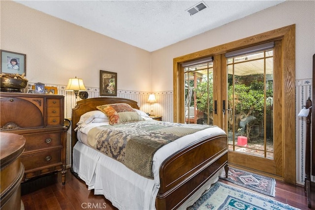 1595 15th St, Los Osos, CA 93402 - bedroom with access to outside and dark wood-style floors