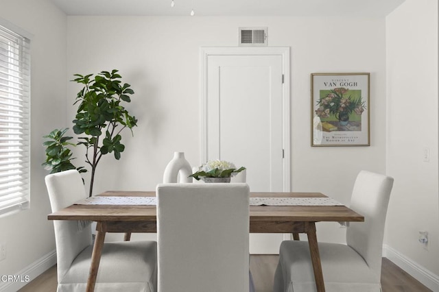 5217 Hillridge Dr, Camarillo, CA 93012 - dining space featuring plenty of natural light and wood finished floors