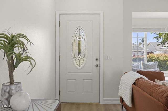 5217 Hillridge Dr, Camarillo, CA 93012 - foyer entrance with wood finished floors and baseboards