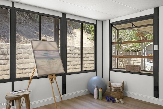 5217 Hillridge Dr, Camarillo, CA 93012 - view of unfurnished sunroom