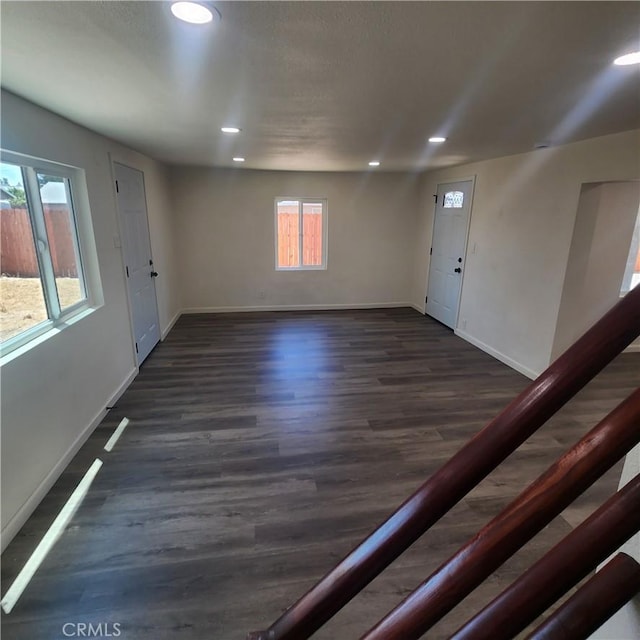 3087 N Lugo Ave, San Bernardino, CA 92404 - foyer entrance featuring recessed lighting and dark wood-style flooring