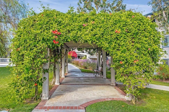 1560 Circa Del Lago Unit D204, San Marcos, CA 92078 - gate featuring a lawn