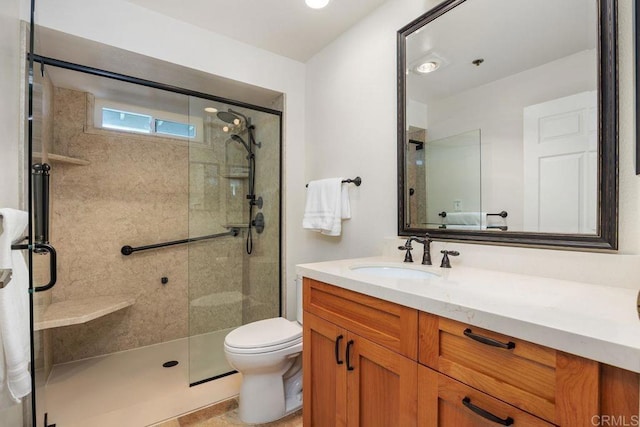 1560 Circa Del Lago Unit D204, San Marcos, CA 92078 - full bathroom featuring a stall shower and vanity