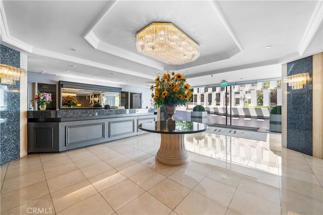 10660 Wilshire Blvd Unit 609, Los Angeles, CA 90024 - building lobby with crown molding