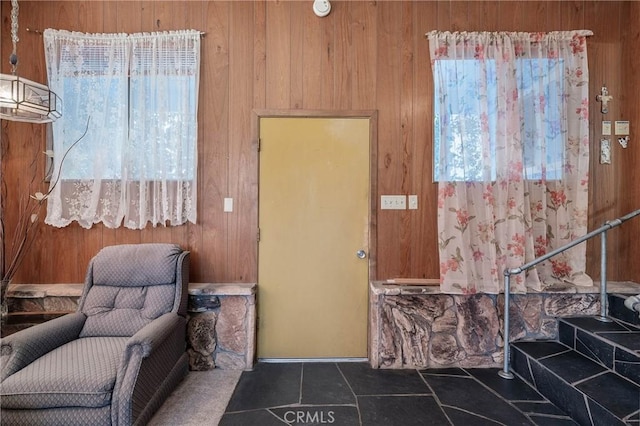 16374 35th Ave Unit 2, Clearlake, CA 95422 - entryway featuring wooden walls