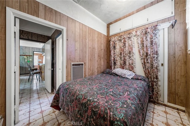 16374 35th Ave Unit 2, Clearlake, CA 95422 - bedroom with wood walls