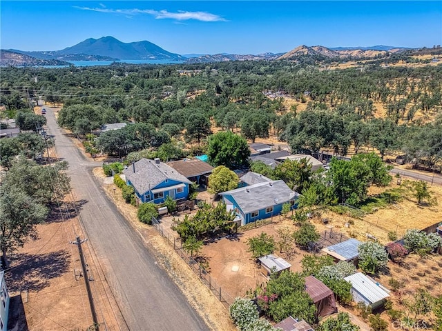 16374 35th Ave Unit 2, Clearlake, CA 95422 - drone / aerial view of a mountain backdrop