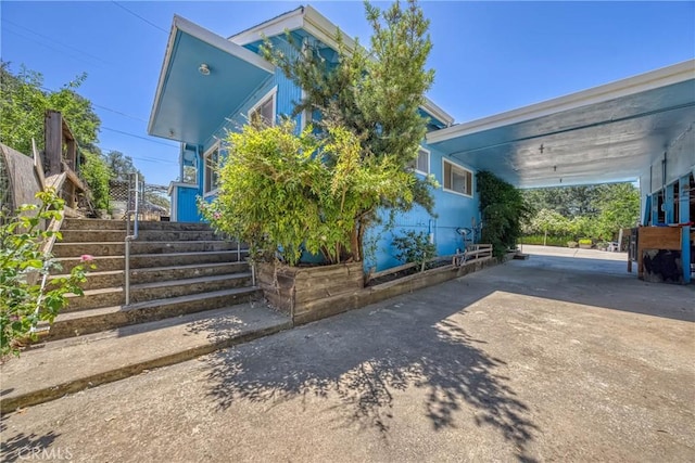 16374 35th Ave Unit 2, Clearlake, CA 95422 - view of front of house with stairs and driveway