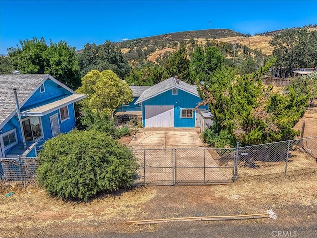 16374 35th Ave Unit 2, Clearlake, CA 95422 - view of front of home with a mountain view