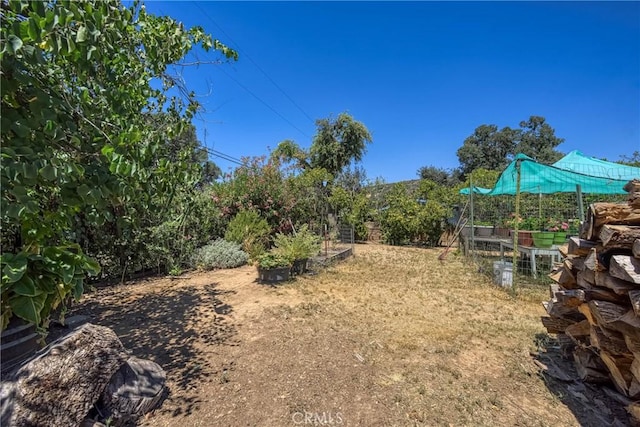 16374 35th Ave Unit 2, Clearlake, CA 95422 - view of yard featuring a vegetable garden