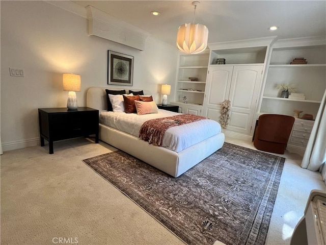 16815 Bajio Rd, Encino, CA 91436 - bedroom with carpet and recessed lighting