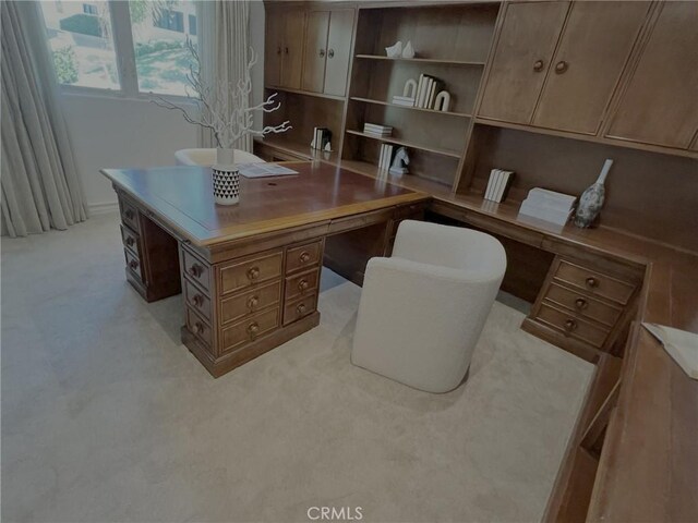 16815 Bajio Rd, Encino, CA 91436 - office area with built in study area and light carpet