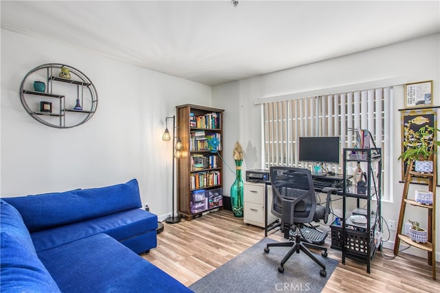 25545 Prospect Ave, Loma Linda, CA 92354 - home office with wood finished floors
