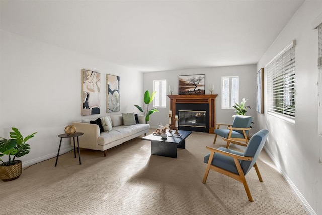 15696 Oakstand Rd, Poway, CA 92064 - living room featuring carpet and a glass covered fireplace