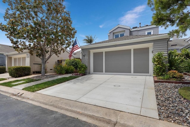 7133 Linden, Carlsbad, CA 92011 - view of front of home with concrete driveway
