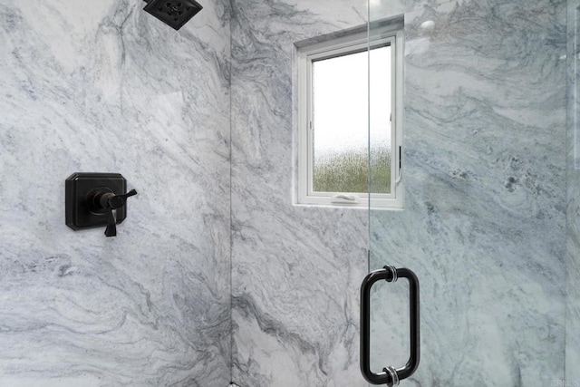 7133 Linden, Carlsbad, CA 92011 - bathroom view of a marble finish shower