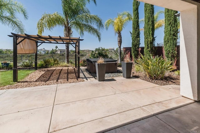 33740 Sattui St, Temecula, CA 92592 - fenced backyard featuring a patio and a pergola