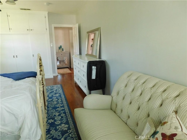 620 N La Sena Ave, West Covina, CA 91790 - bedroom featuring dark wood-type flooring and a closet