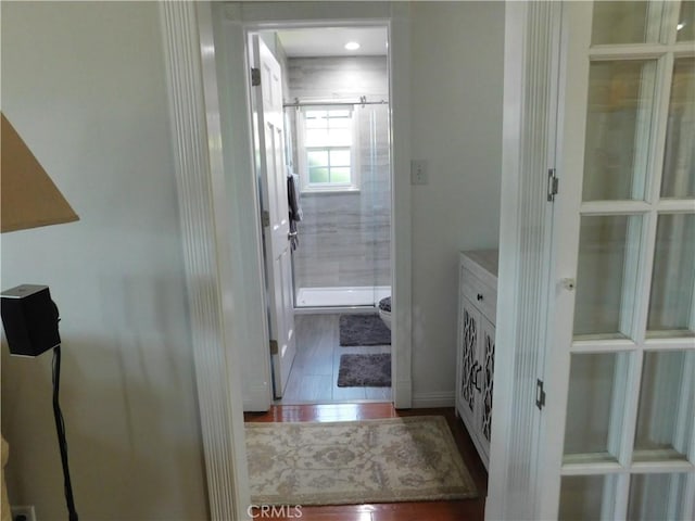620 N La Sena Ave, West Covina, CA 91790 - bathroom featuring a stall shower and vanity