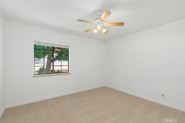 21285 Shoemaker Ln, Wildomar, CA 92595 - spare room featuring light colored carpet and ceiling fan
