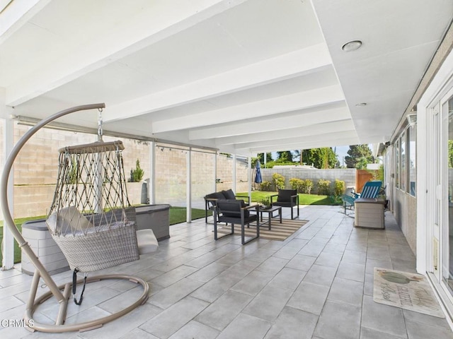2025 N Chouteau St, Orange, CA 92865 - view of patio with an outdoor hangout area